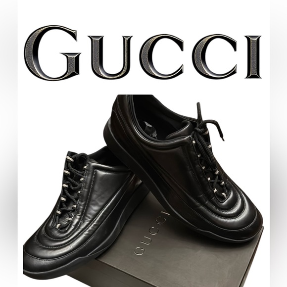 Authentic Gucci Scarpa Spartiva Pell Nappa Sneakers. - Picture 2 of 9